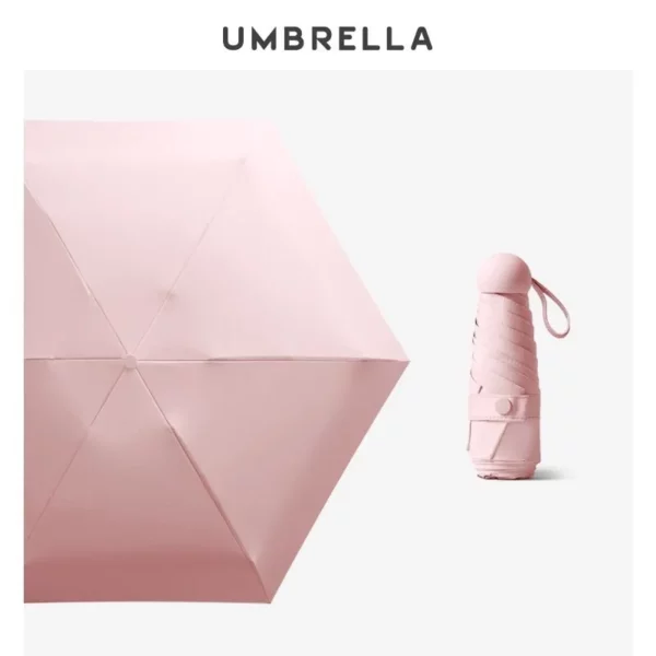Guarda-chuva dobrável para viagem, leve, compacto, de bolso, à prova de vento - Image 10