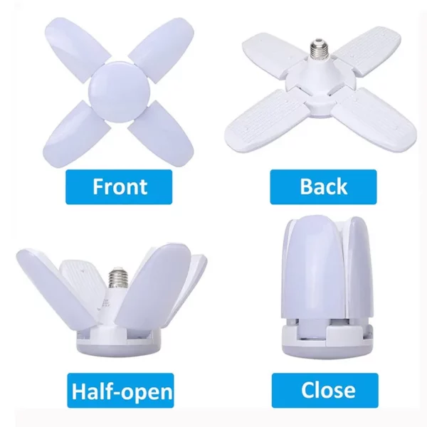 Lâmpada LED dobrável com controle remoto 28W - Image 2