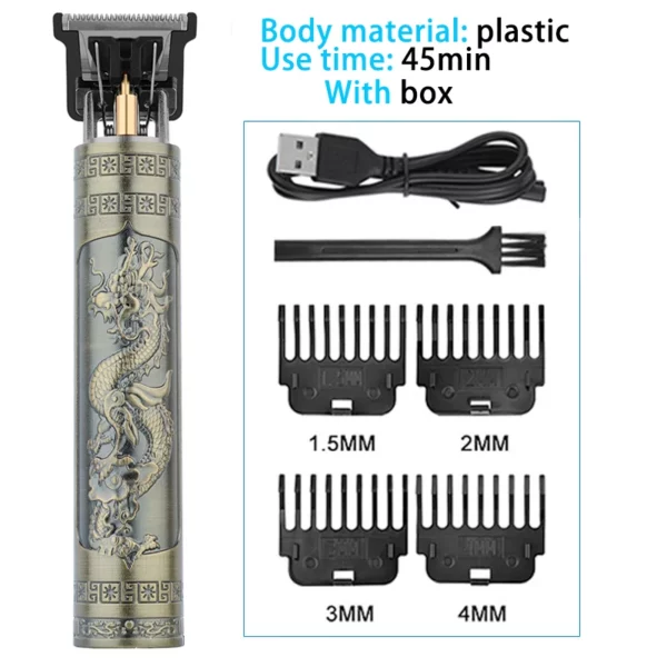 Máquina de corte de cabelo sem fio elétrica - Image 10