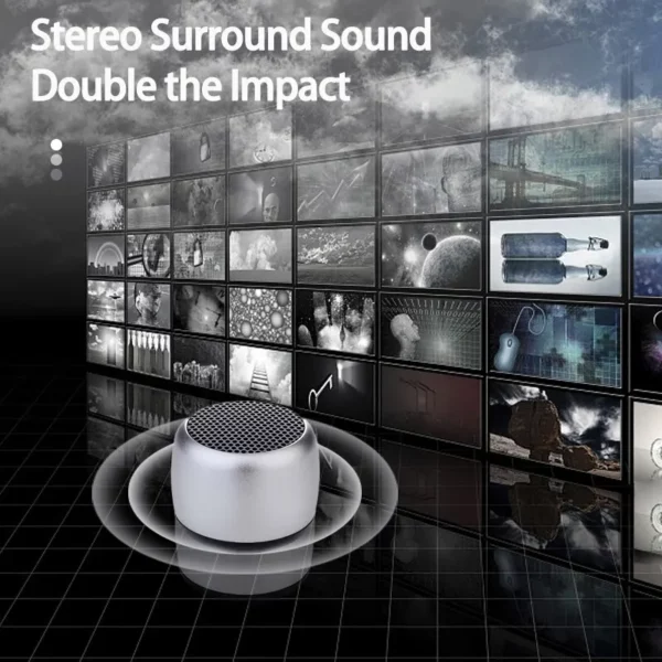 Mini Caixa de Som Portátil bluetooth com subwoofer - Image 6
