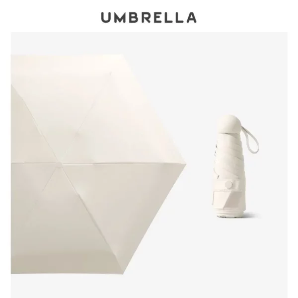 Guarda-chuva dobrável para viagem, leve, compacto, de bolso, à prova de vento - Image 7