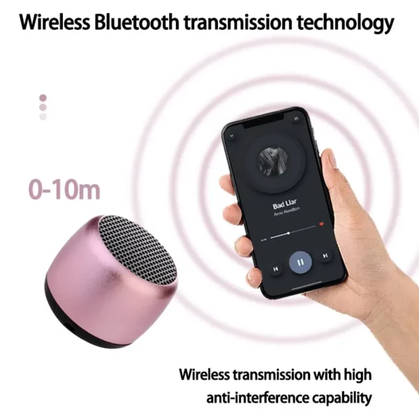 Mini Caixa de Som Portátil bluetooth com subwoofer - Image 5