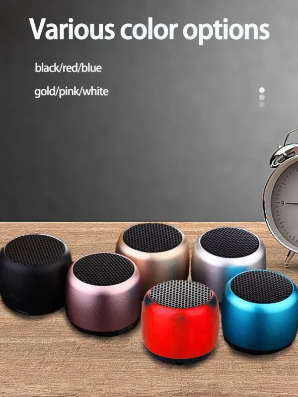 Mini Caixa de Som Portátil bluetooth com subwoofer - Image 2