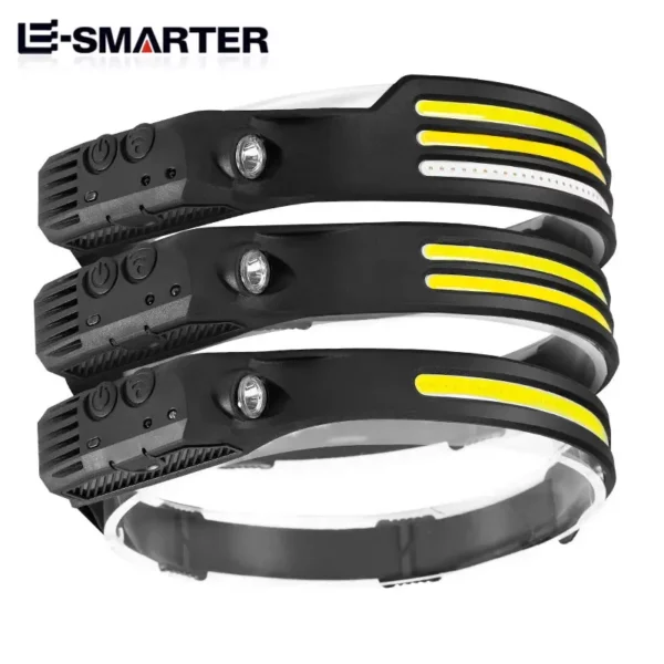 Lanterna LED com Sensor Recarregável com 5 Modos de Iluminação