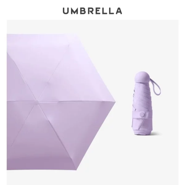 Guarda-chuva dobrável para viagem, leve, compacto, de bolso, à prova de vento - Image 12