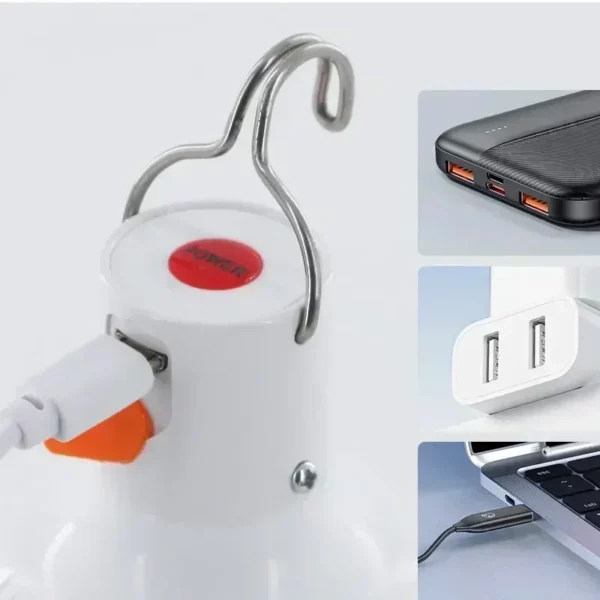 Lâmpada LED recarregável USB - Image 6
