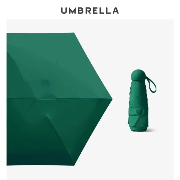 Guarda-chuva dobrável para viagem, leve, compacto, de bolso, à prova de vento - Image 11